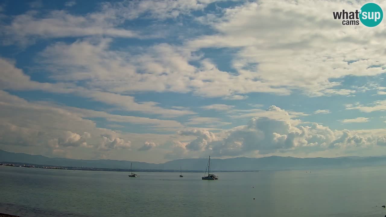 Web kamera Cagliari Windsurf Club – Poetto plaža uživo