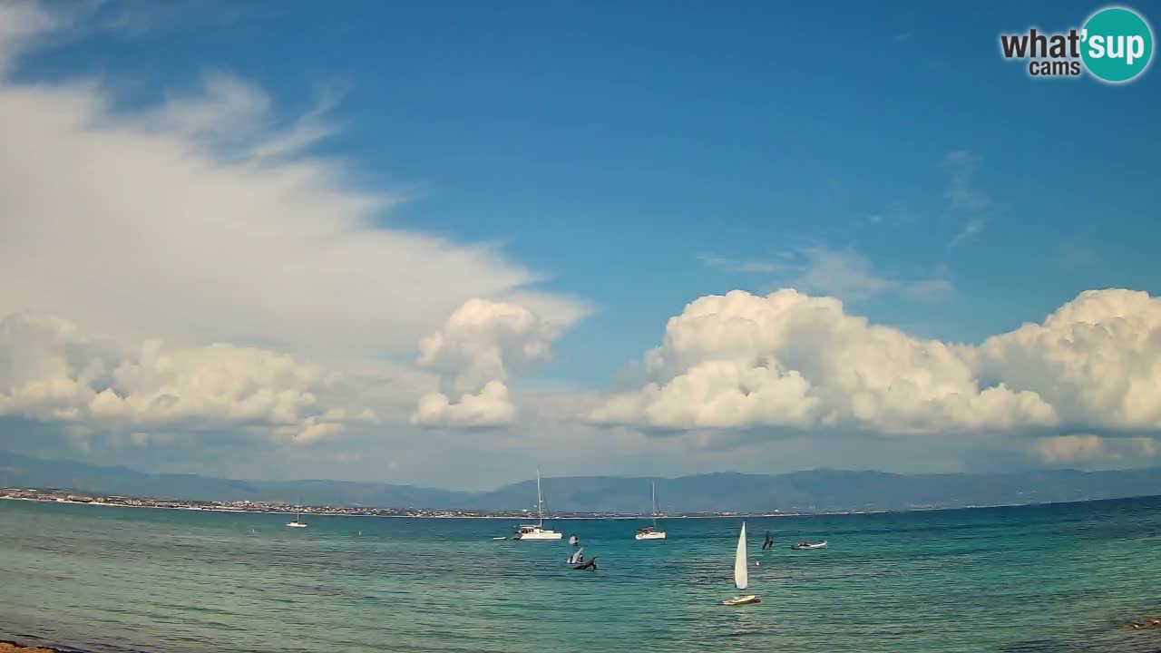 Webcam Cagliari Windsurf Club – Plage du Poetto en direct
