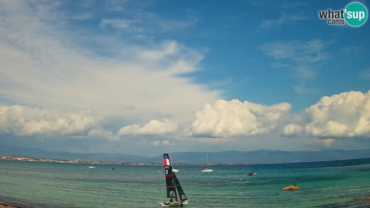 Webcam Cagliari Windsurf Club – Liveblick vom Poetto Strand