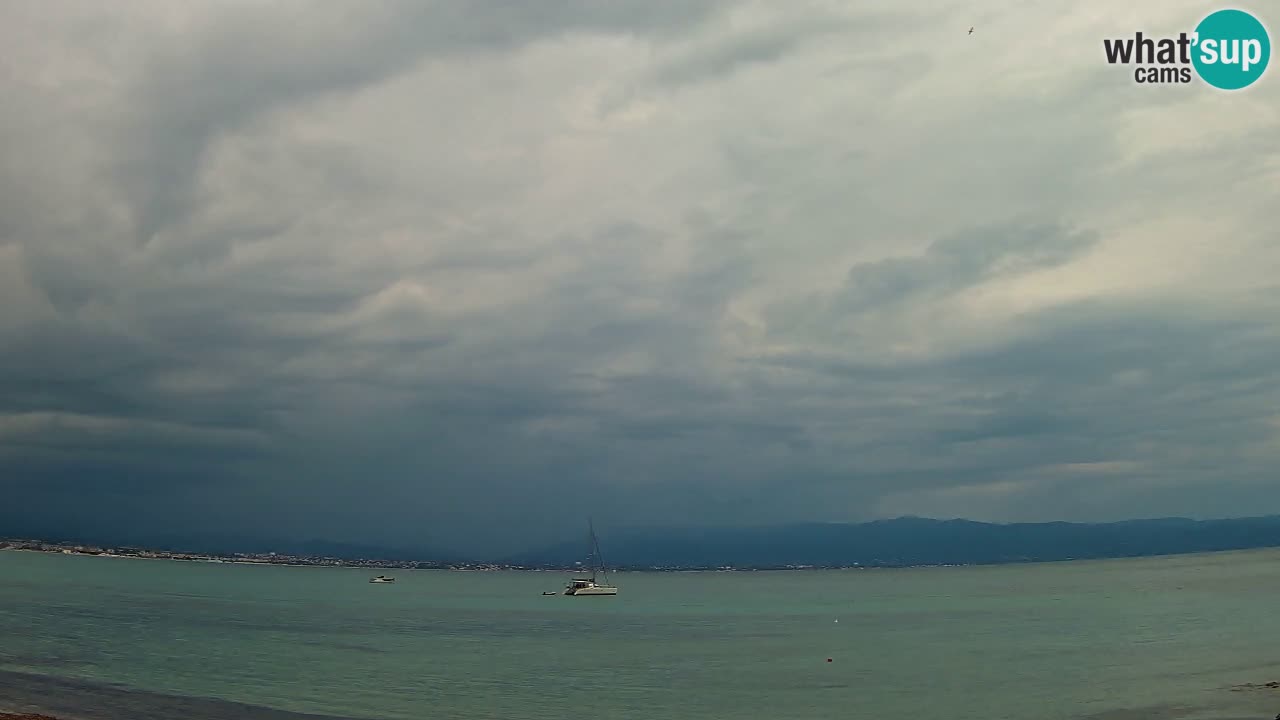 Web kamera Cagliari Windsurf Club – Poetto plaža uživo