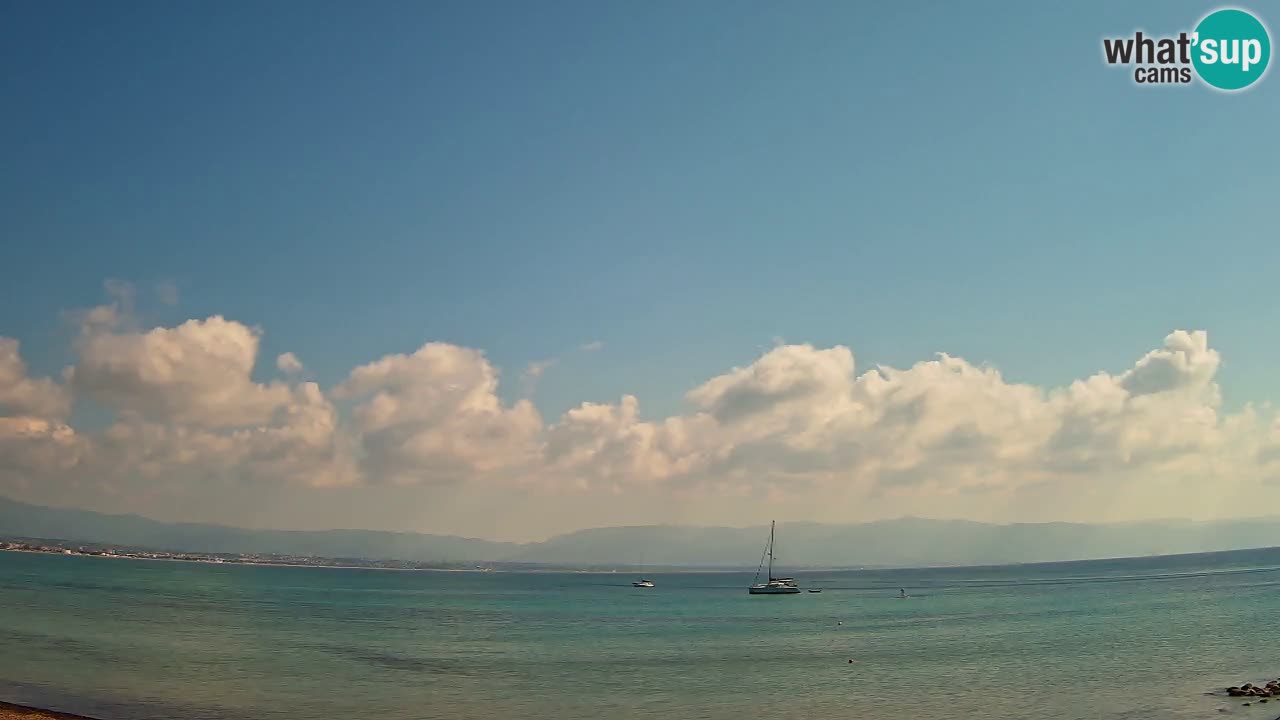 Webcam Cagliari Windsurf Club – Playa del Poetto en directo