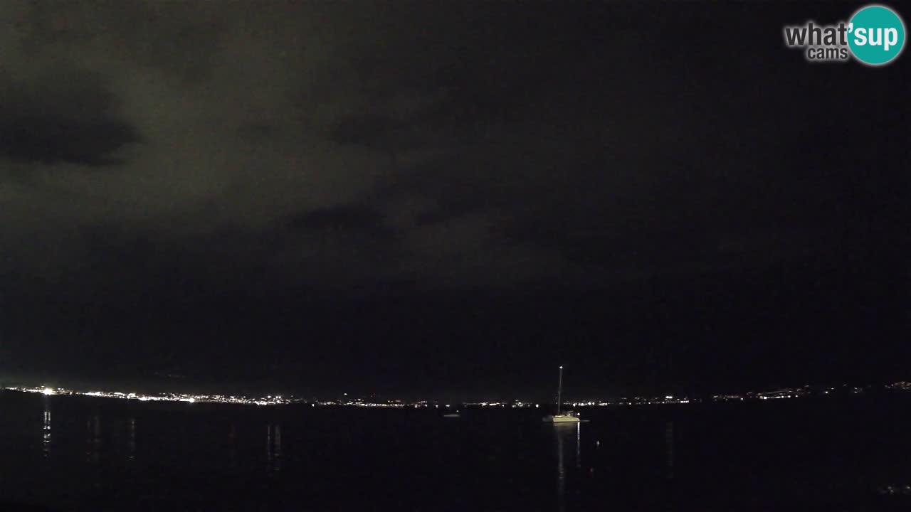 Webcam Cagliari Windsurf Club – Playa del Poetto en directo