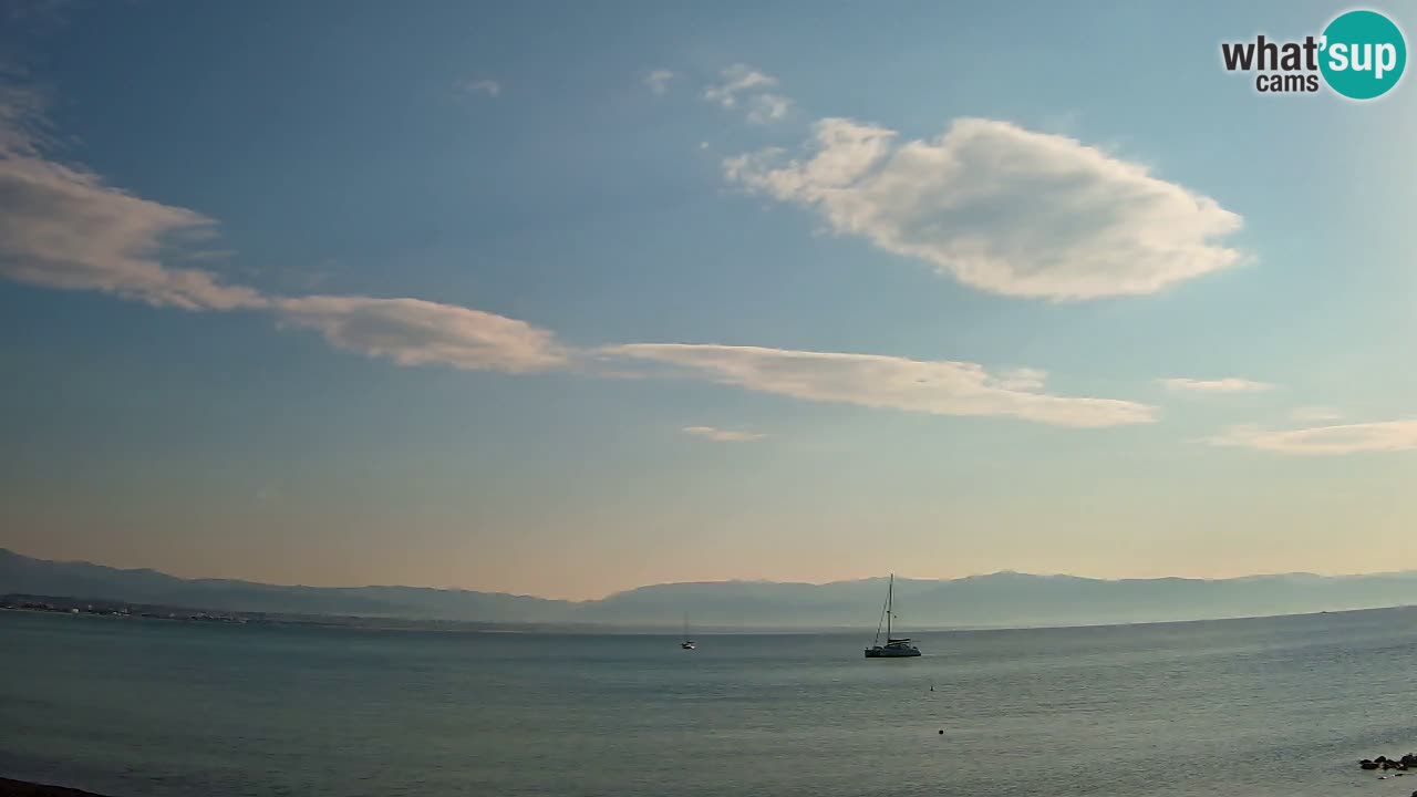Webcam Cagliari Windsurf Club – Spiaggia del Poetto in diretta