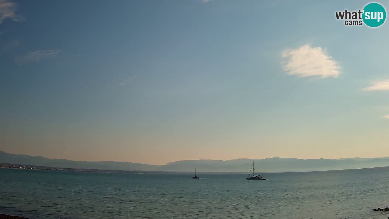 Webcam Cagliari Windsurf Club – Plage du Poetto en direct