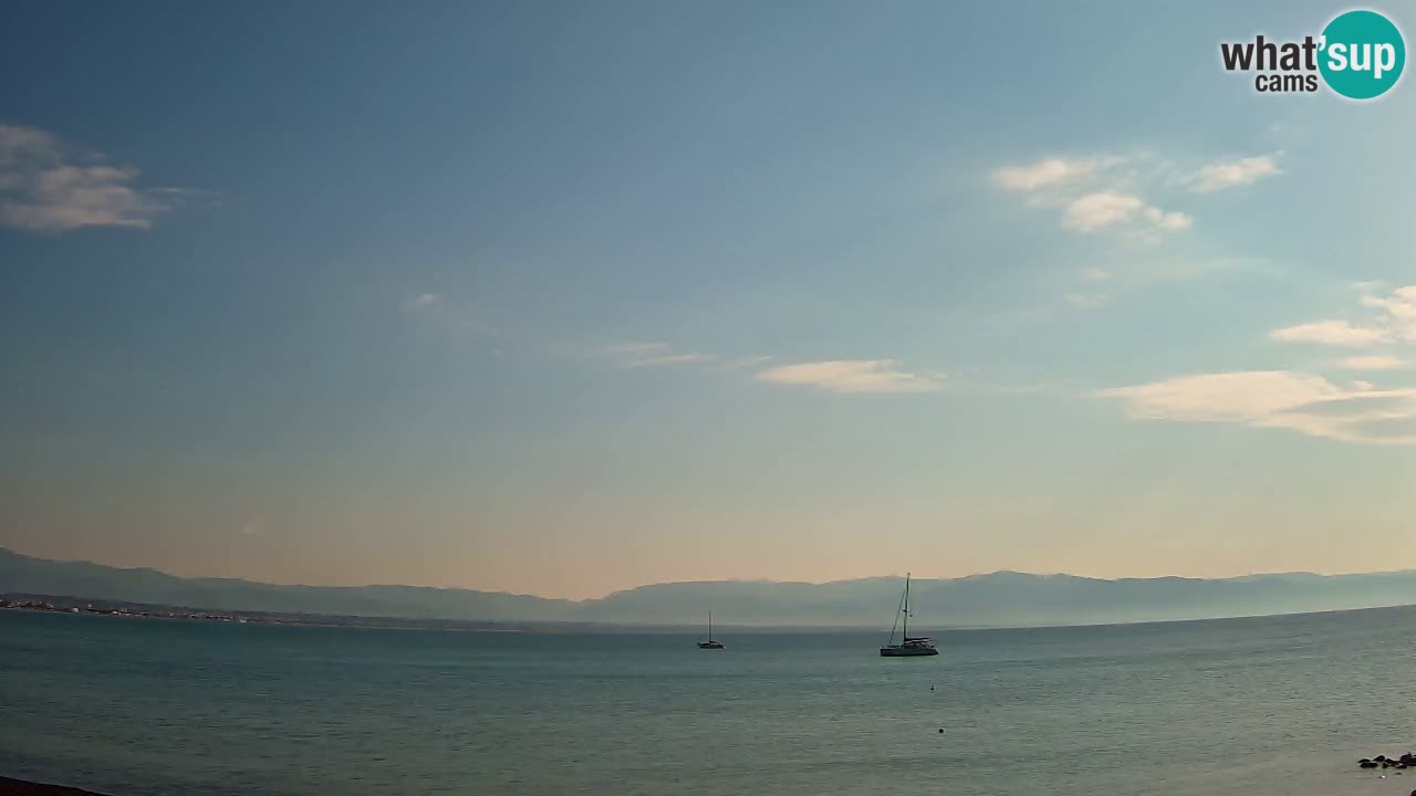 Webcam Cagliari Windsurf Club – Plage du Poetto en direct