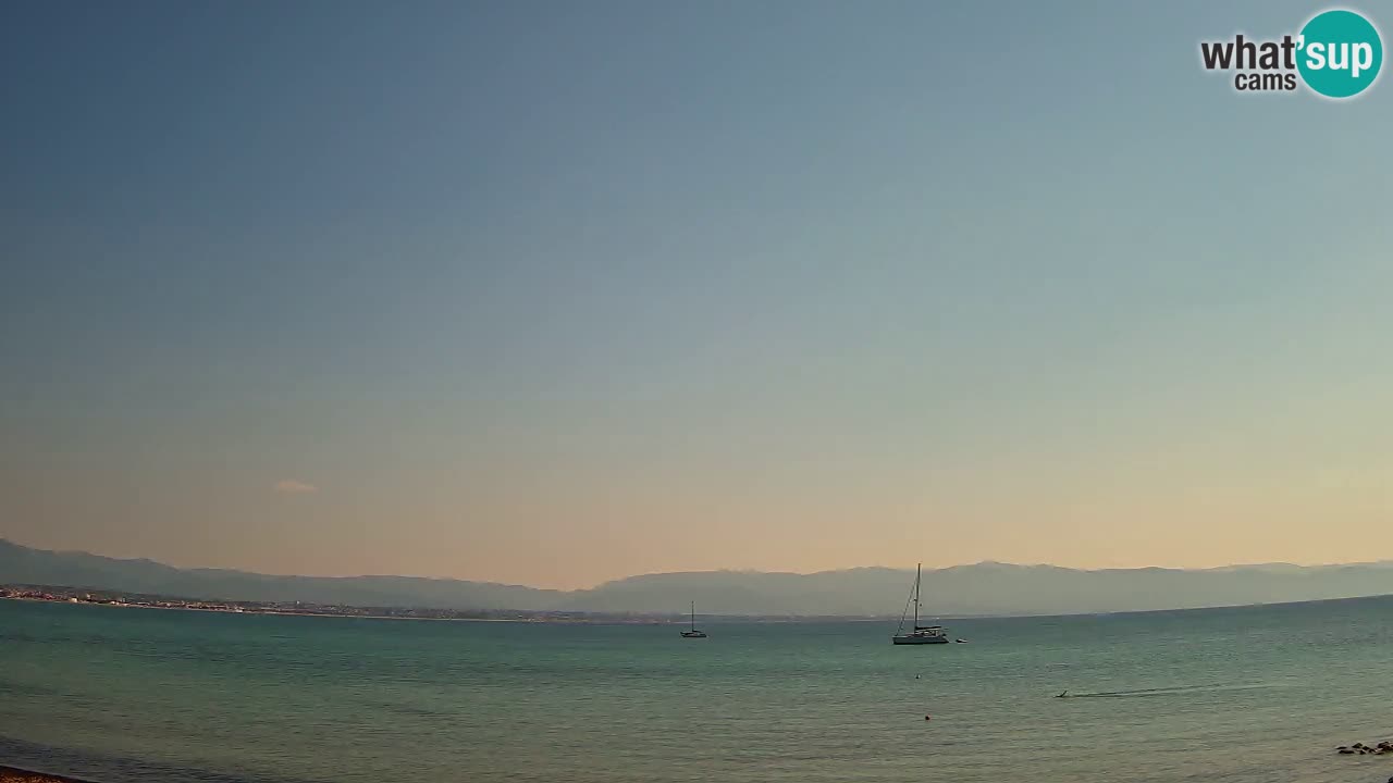 Webcam Cagliari Windsurf Club – Liveblick vom Poetto Strand