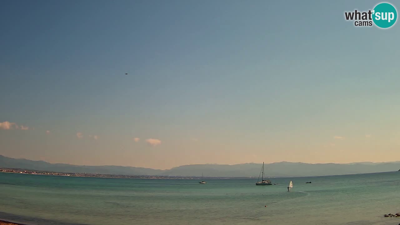 Webcam Cagliari Windsurf Club – Liveblick vom Poetto Strand