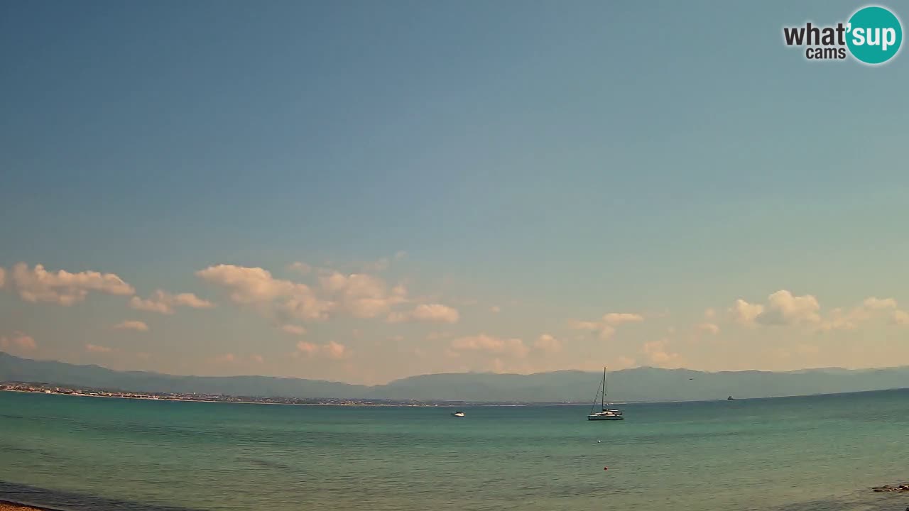 Webcam Cagliari Windsurf Club – Playa del Poetto en directo
