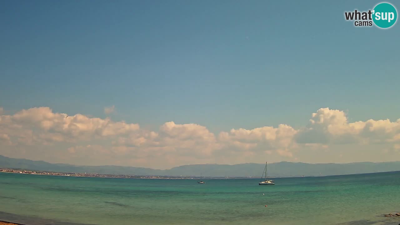 Webcam Cagliari Windsurf Club – Playa del Poetto en directo