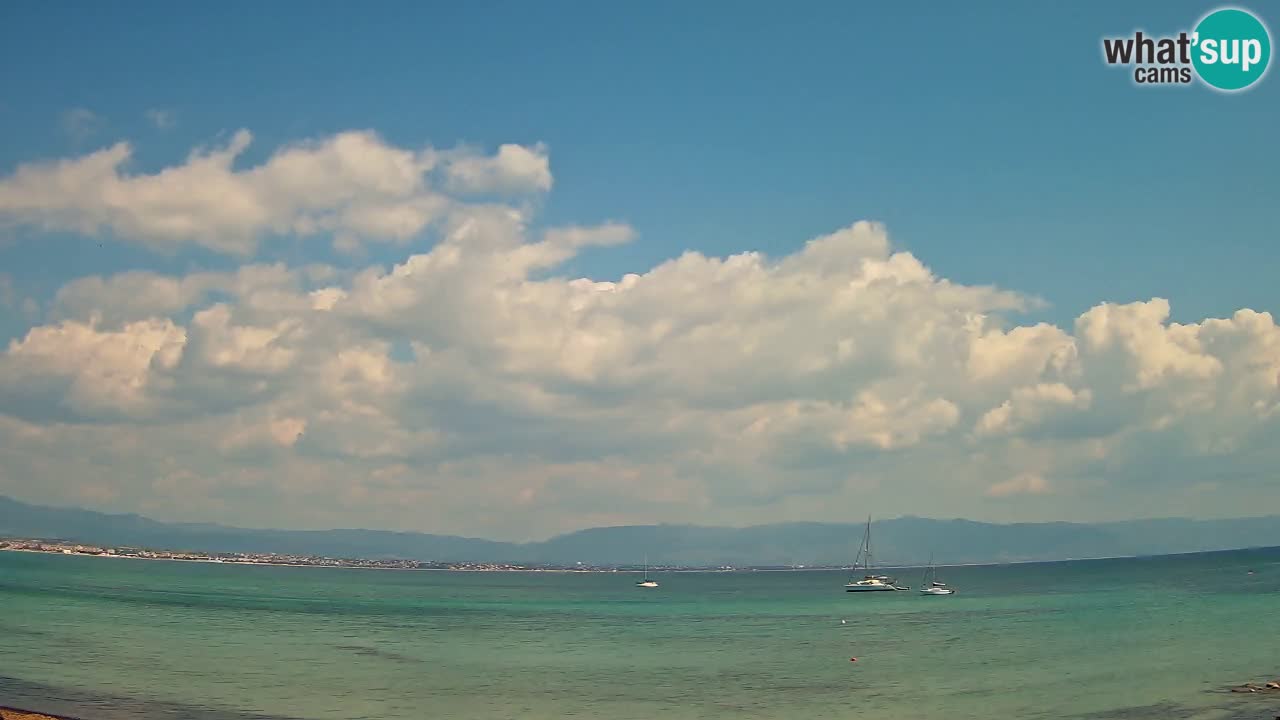 Web kamera Cagliari Windsurf Club – Poetto plaža uživo