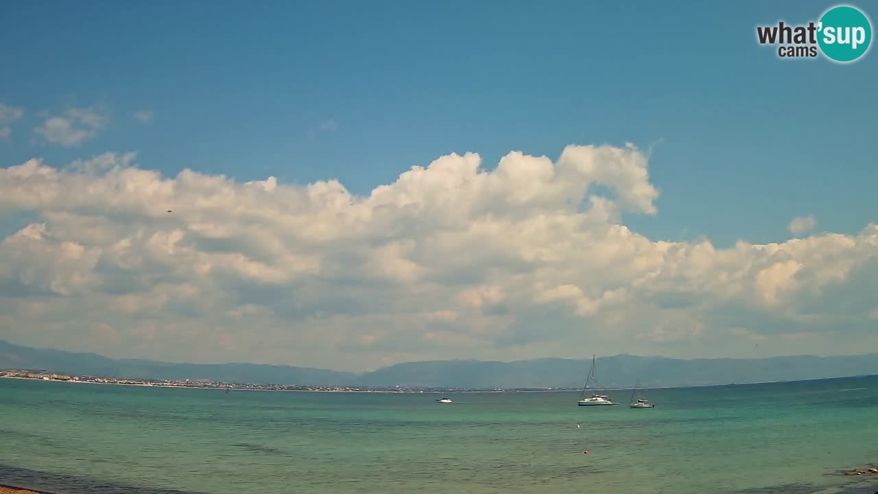 Webcam Cagliari Windsurf Club – Playa del Poetto en directo