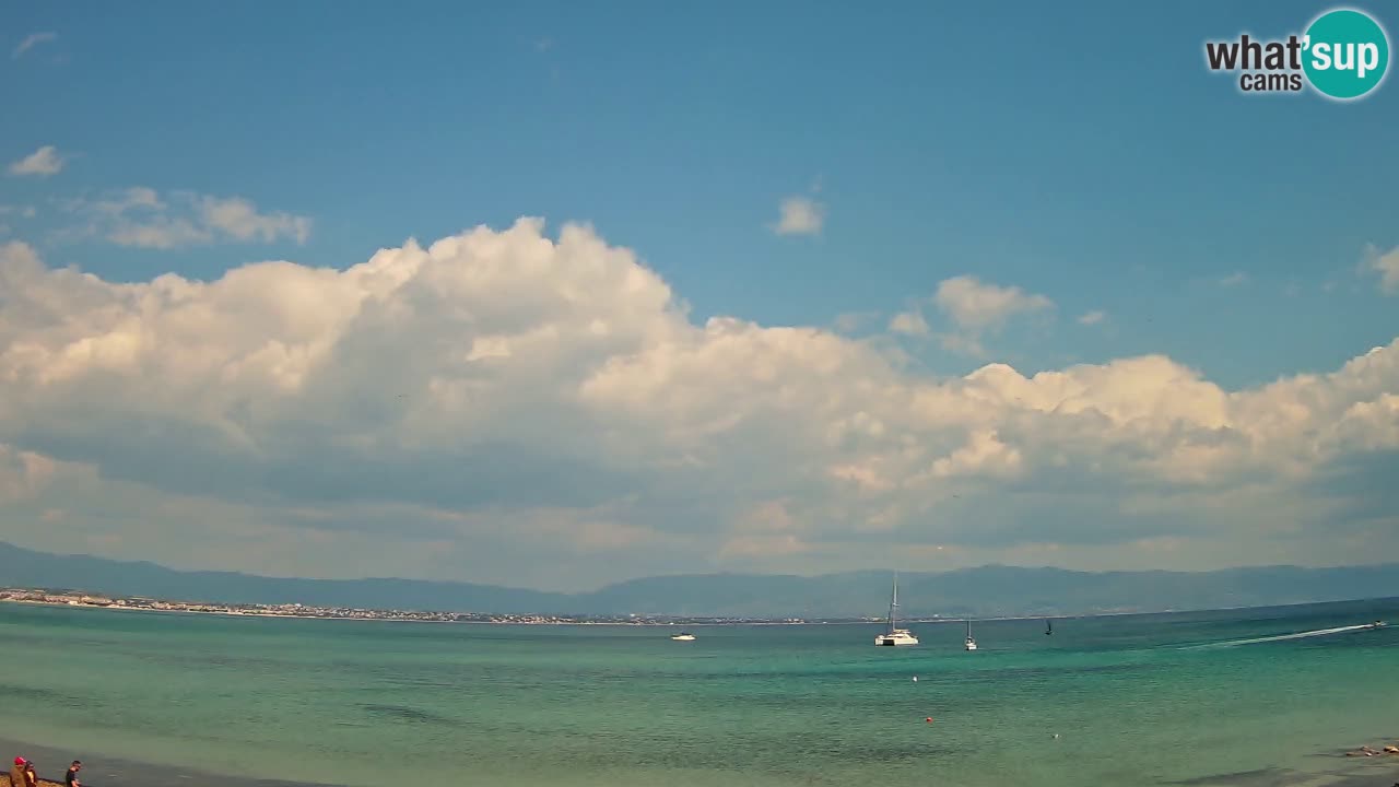 Webcam Cagliari Windsurf Club – Playa del Poetto en directo