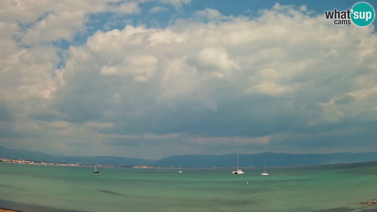 Webcam Cagliari Windsurf Club – Spiaggia del Poetto in diretta