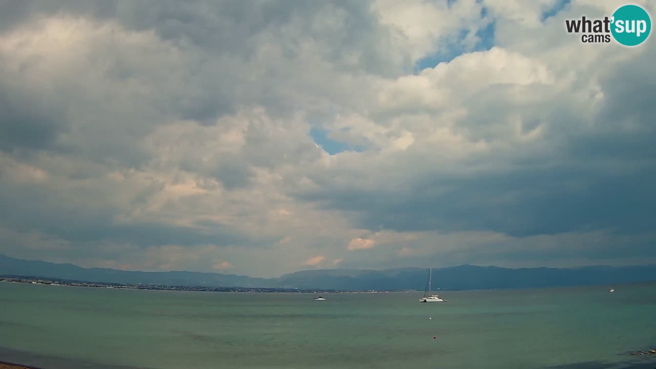 Webcam Cagliari Windsurf Club – Playa del Poetto en directo