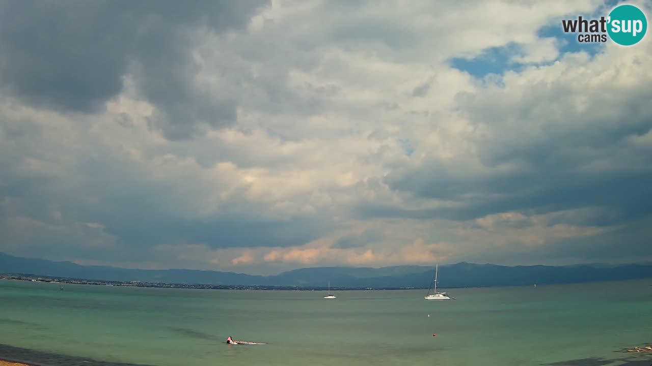 Webcam Cagliari Windsurf Club – Spiaggia del Poetto in diretta