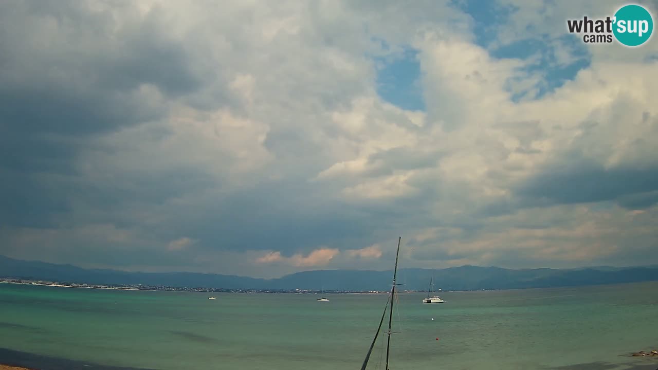 Webcam Cagliari Windsurf Club – Plage du Poetto en direct