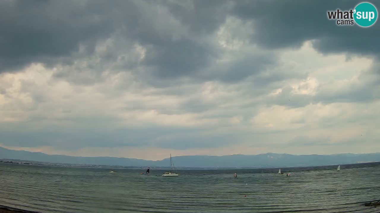 Web kamera Cagliari Windsurf Club – Poetto plaža uživo