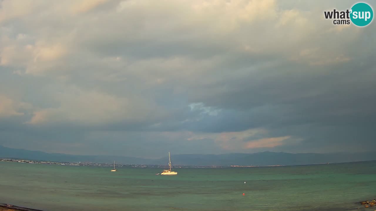 Web kamera Cagliari Windsurf Club – Poetto plaža uživo