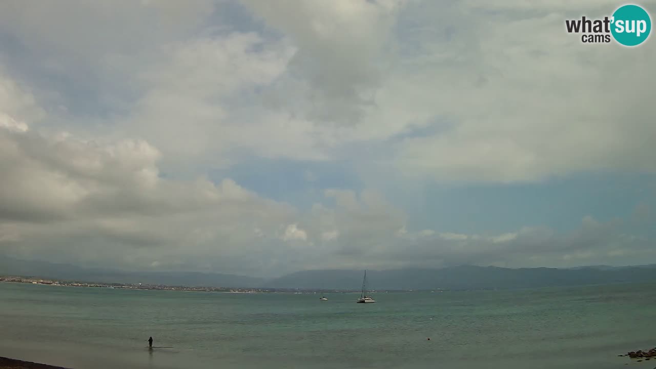 Web kamera Cagliari Windsurf Club – Poetto plaža uživo