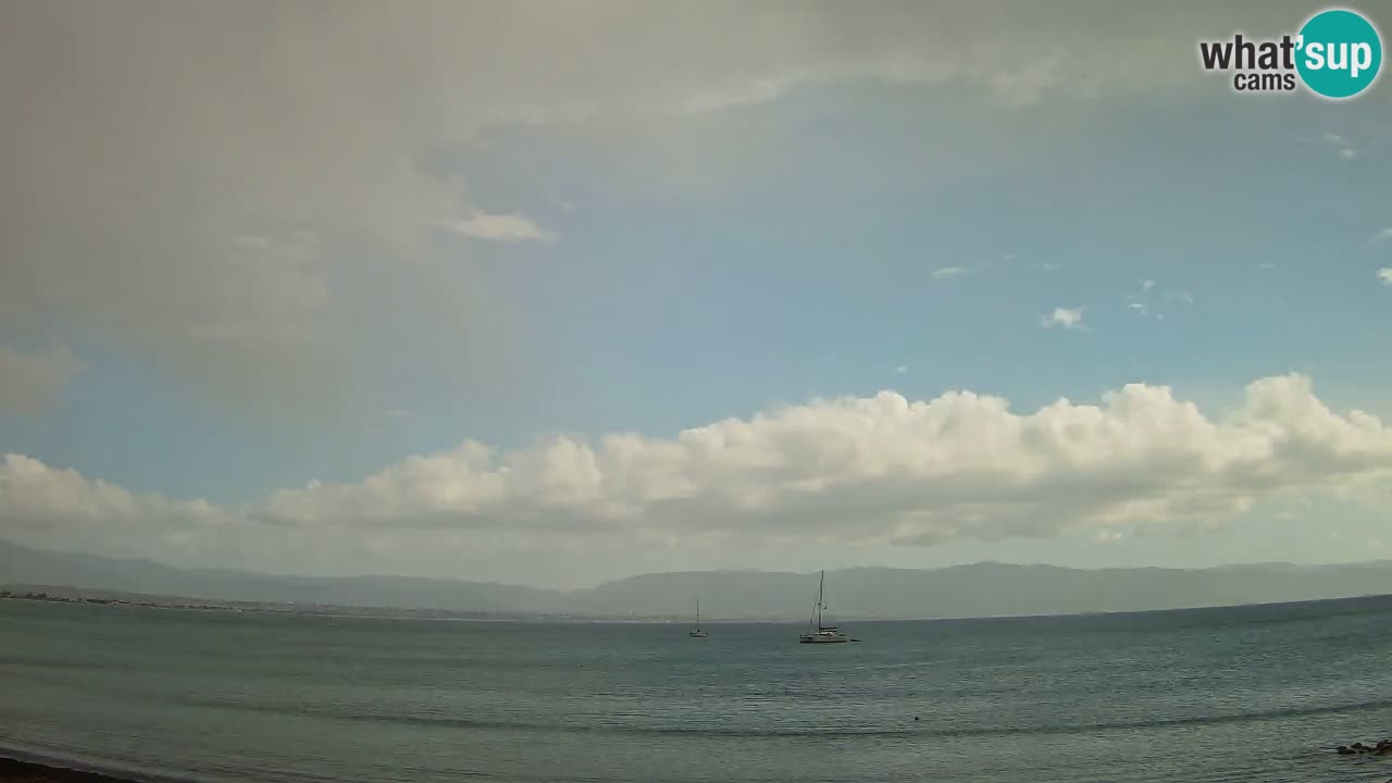 Webcam Cagliari Windsurf Club – Playa del Poetto en directo