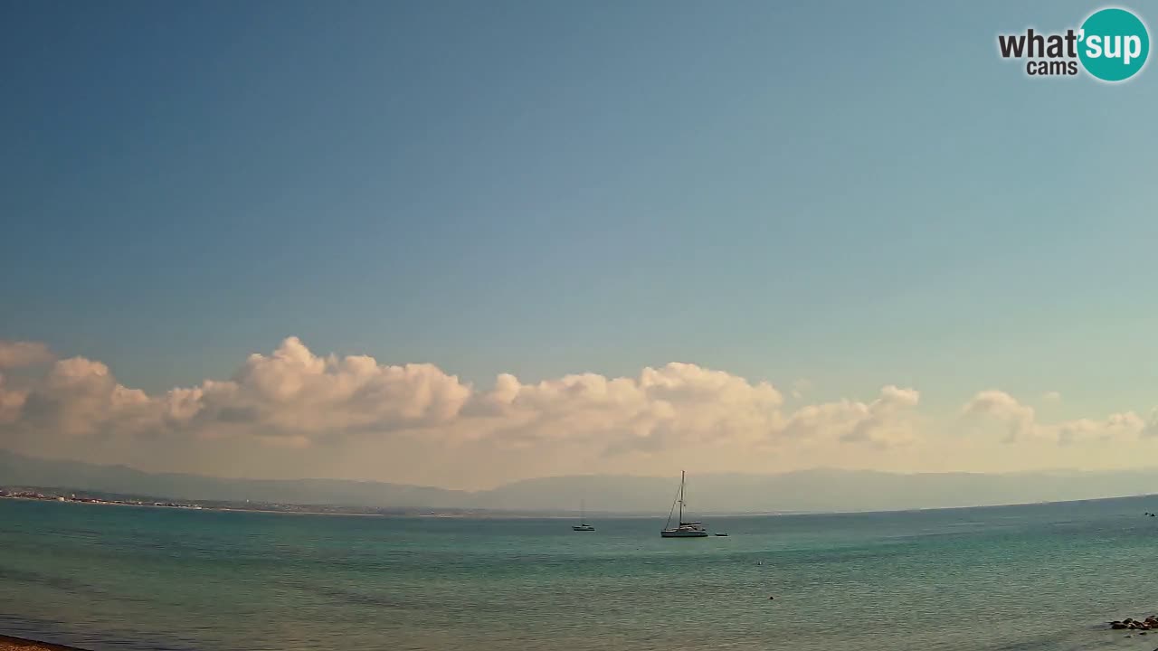Webcam Cagliari Windsurf Club – Playa del Poetto en directo