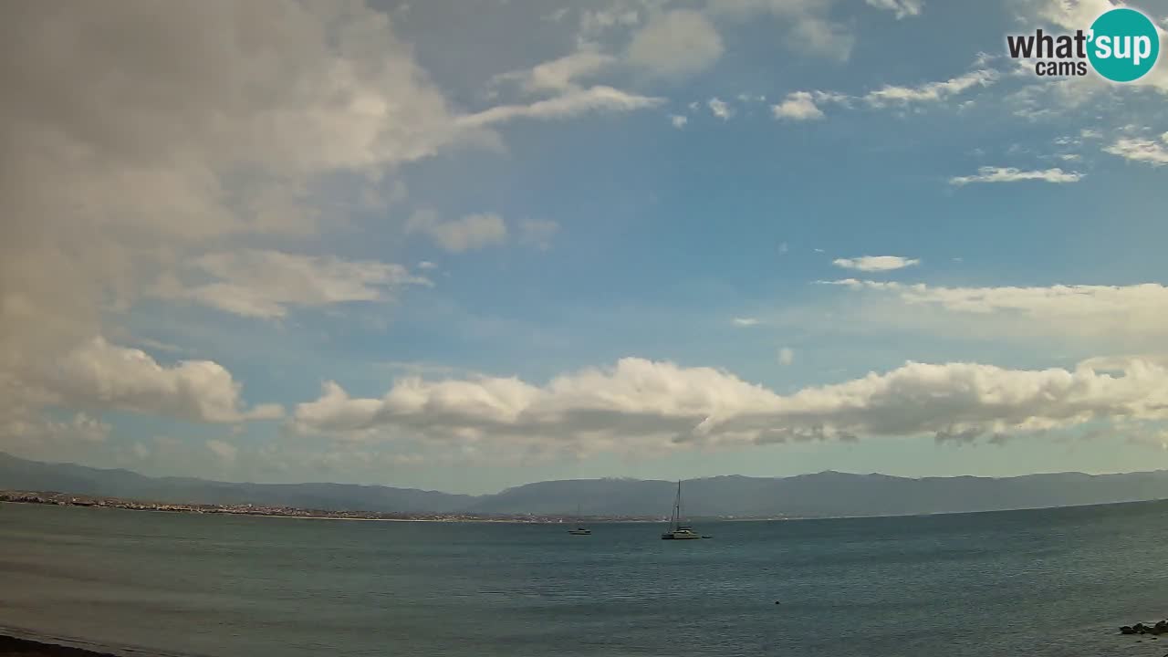 Web kamera Cagliari Windsurf Club – Poetto plaža uživo