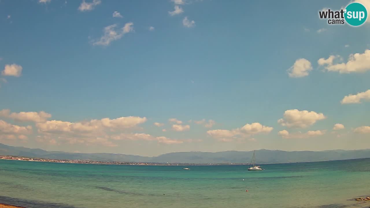 Spletna kamera Cagliari Windsurf Club – Pogled v živo s plaže Poetto