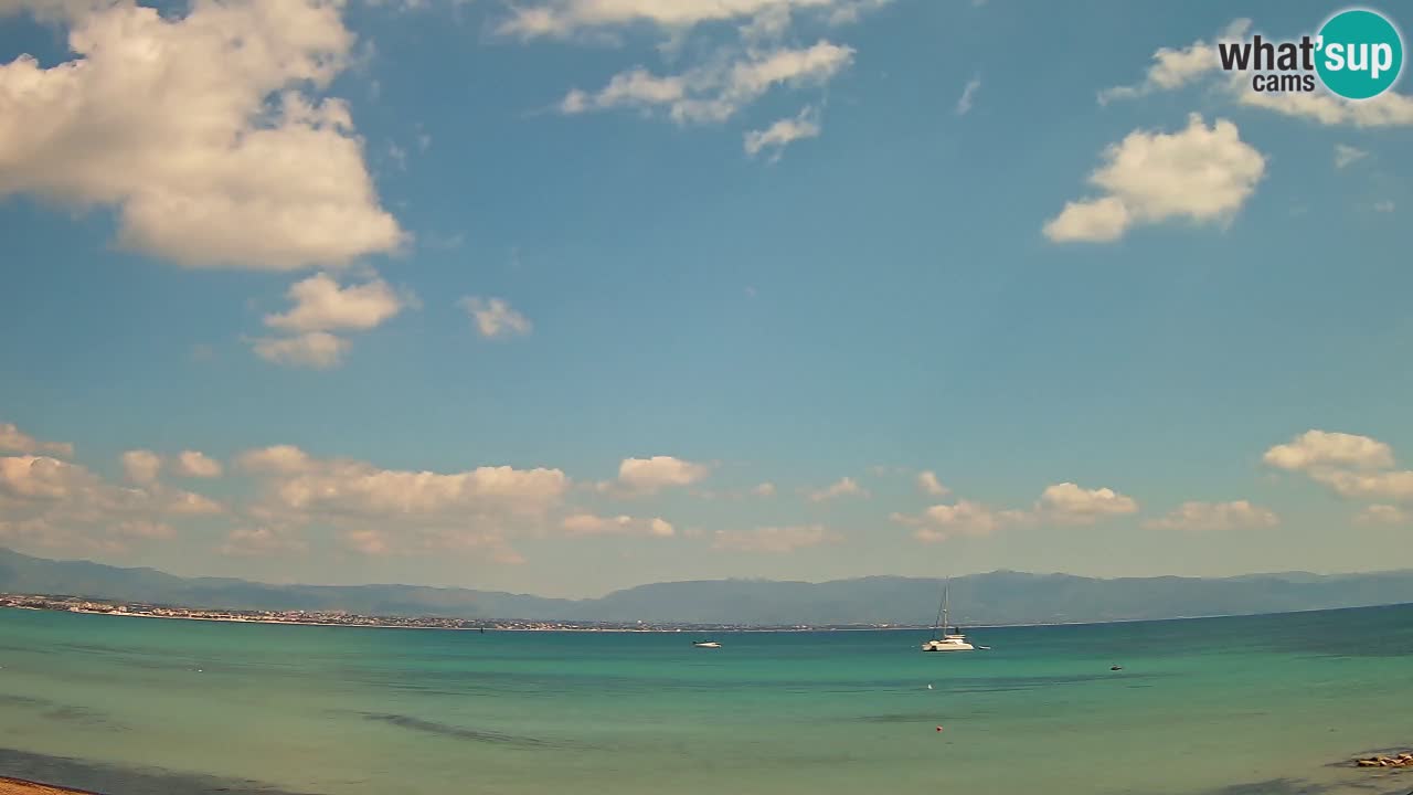Web kamera Cagliari Windsurf Club – Poetto plaža uživo