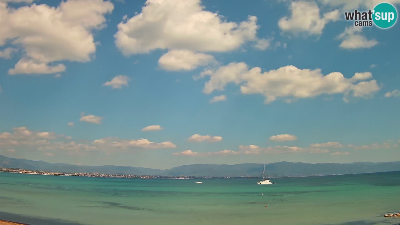 Webcam Cagliari Windsurf Club – Spiaggia del Poetto in diretta