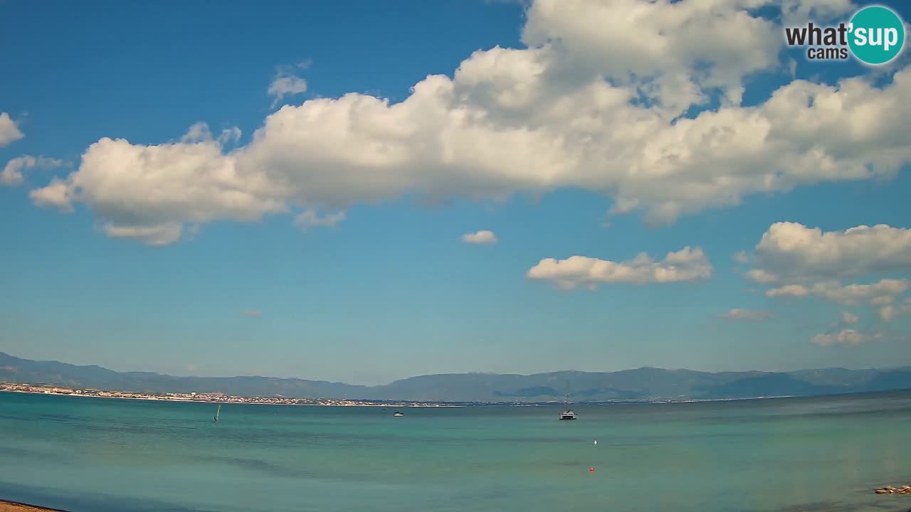 Webcam Cagliari Windsurf Club – Liveblick vom Poetto Strand