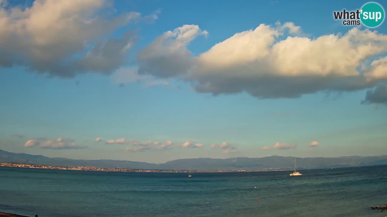 Webcam Cagliari Windsurf Club – Playa del Poetto en directo