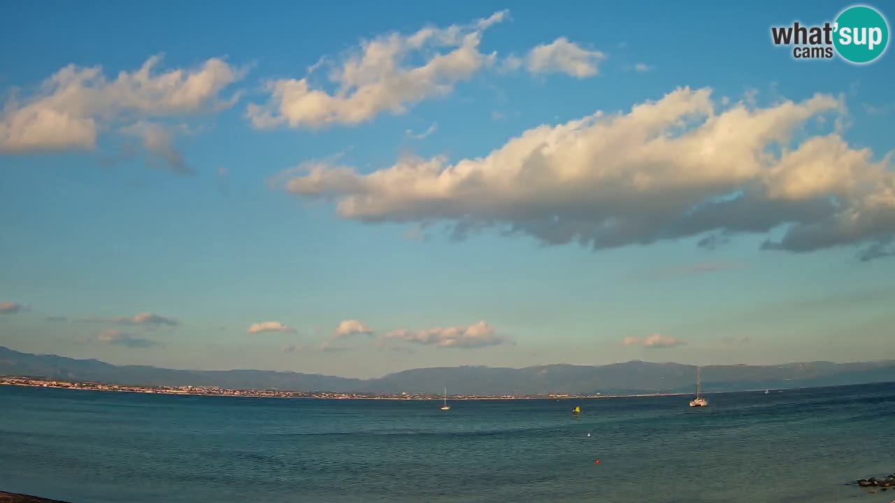 Web kamera Cagliari Windsurf Club – Poetto plaža uživo