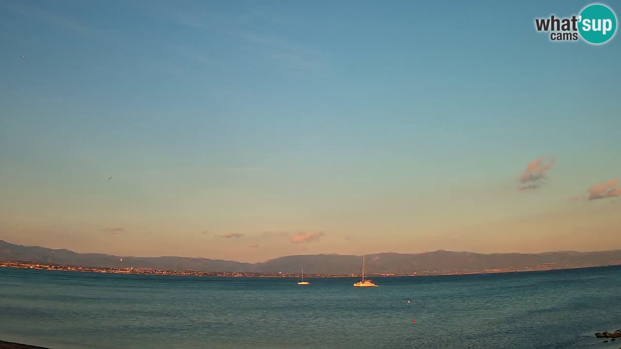 Webcam Cagliari Windsurf Club – Liveblick vom Poetto Strand