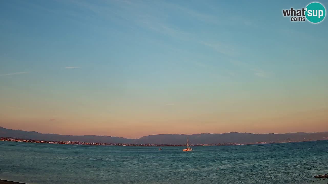 Webcam Cagliari Windsurf Club – Plage du Poetto en direct