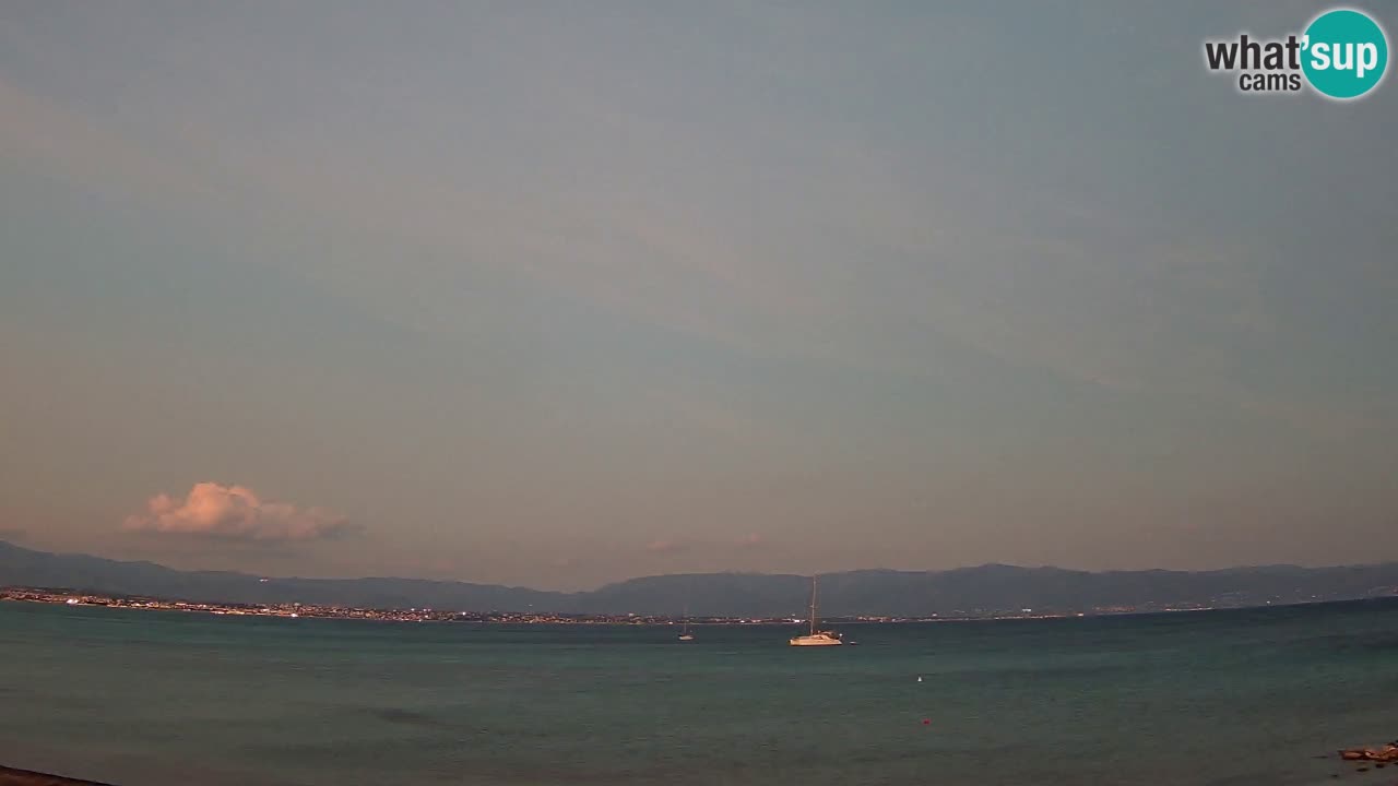 Webcam Cagliari Windsurf Club – Playa del Poetto en directo
