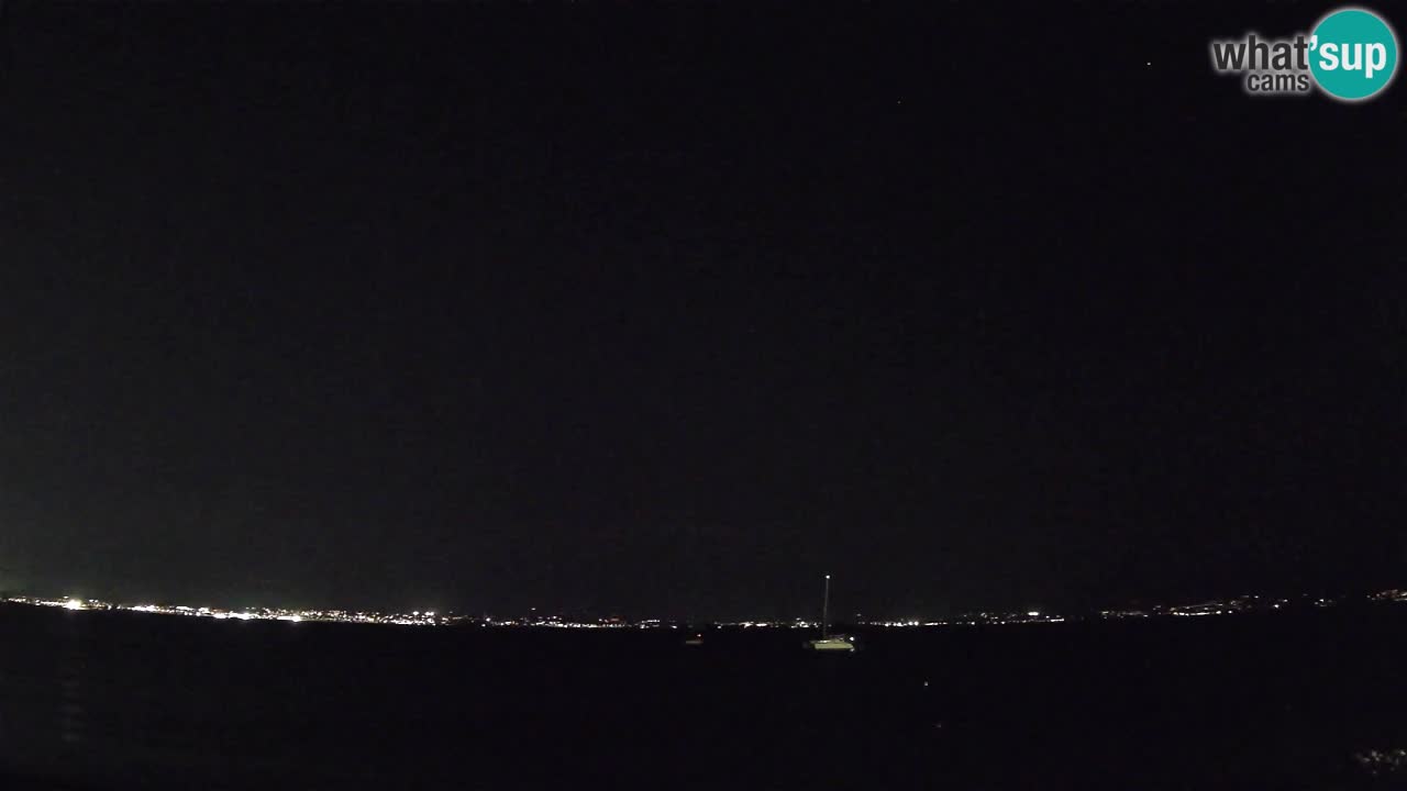 Spletna kamera Cagliari Windsurf Club – Pogled v živo s plaže Poetto