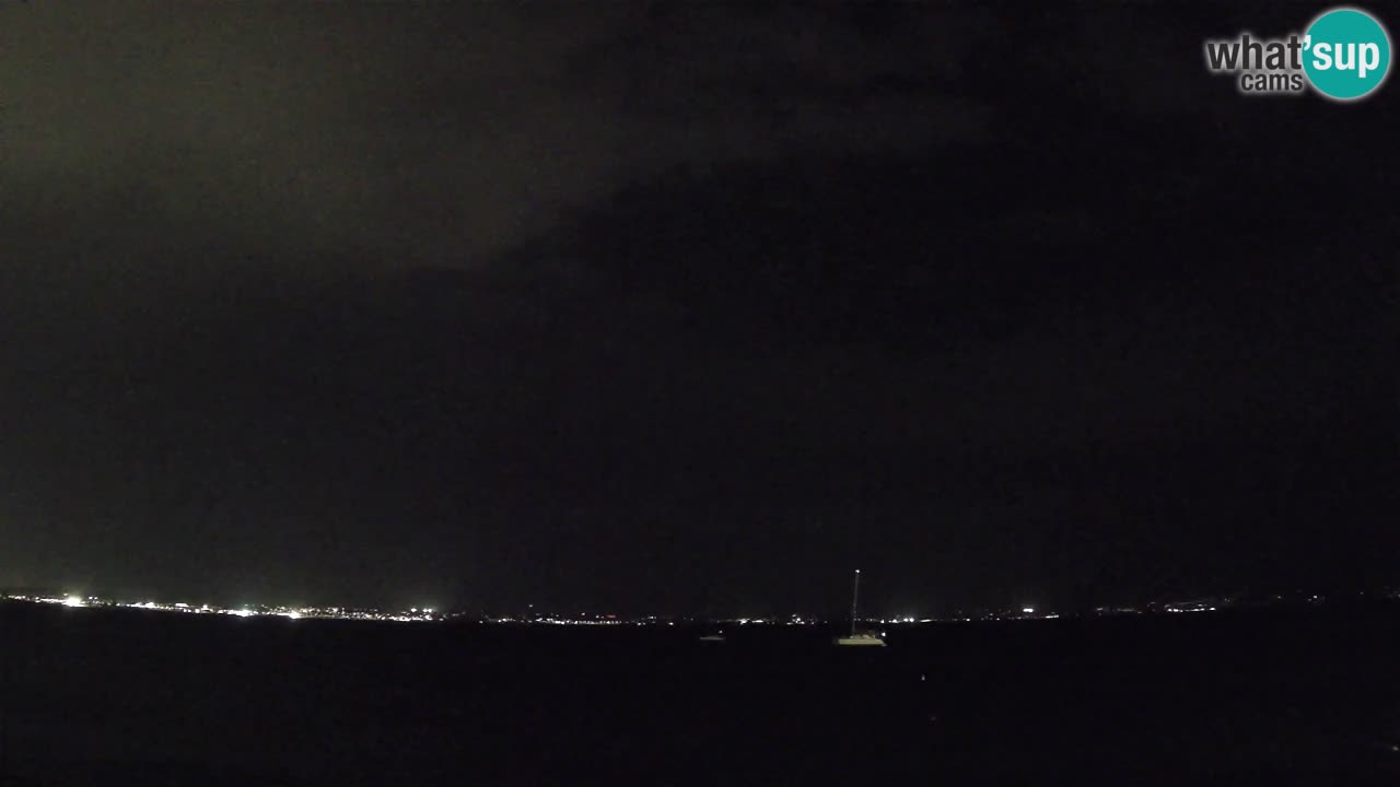 Spletna kamera Cagliari Windsurf Club – Pogled v živo s plaže Poetto