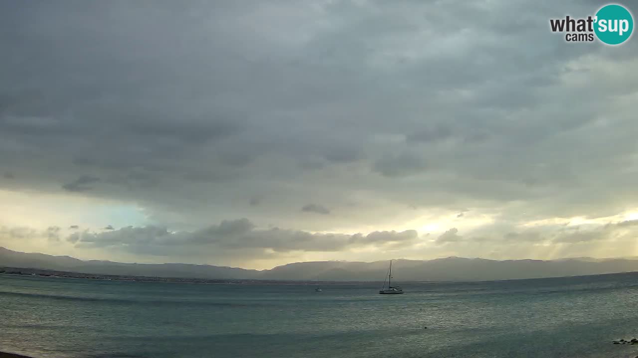 Webcam Cagliari Windsurf Club – Spiaggia del Poetto in diretta