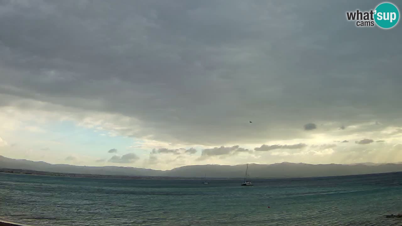 Spletna kamera Cagliari Windsurf Club – Pogled v živo s plaže Poetto