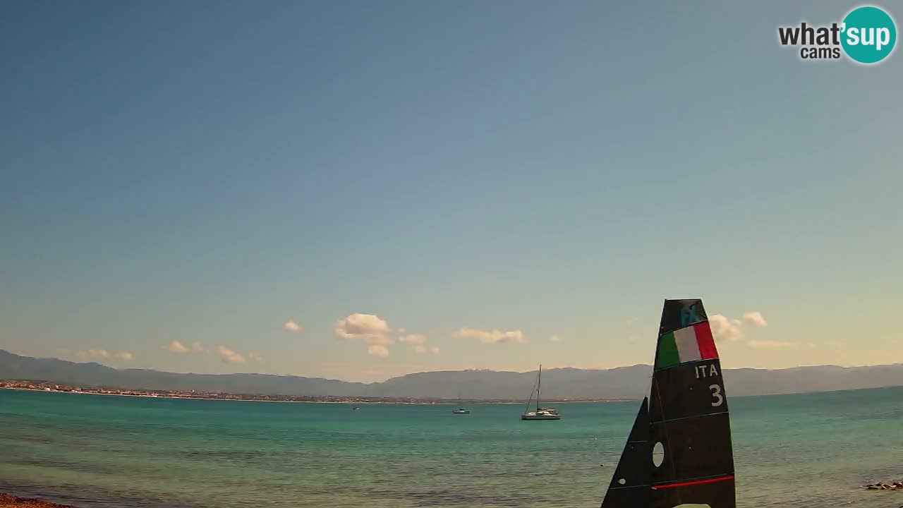 Webcam Cagliari Windsurf Club – Plage du Poetto en direct