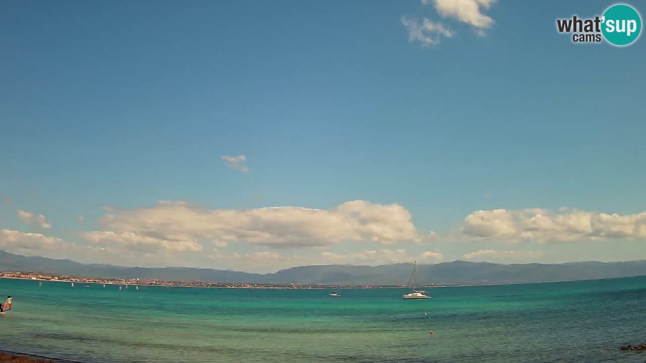Webcam Cagliari Windsurf Club – Spiaggia del Poetto in diretta