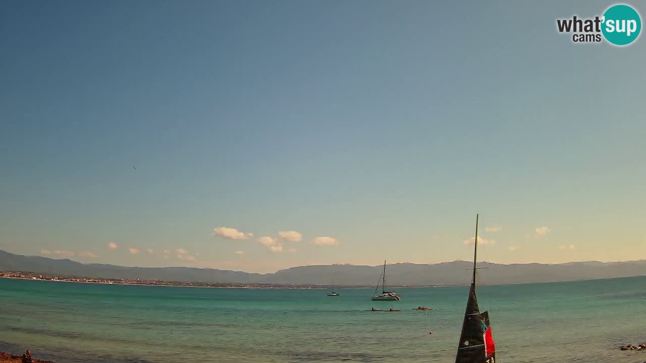 Webcam Cagliari Windsurf Club – Plage du Poetto en direct