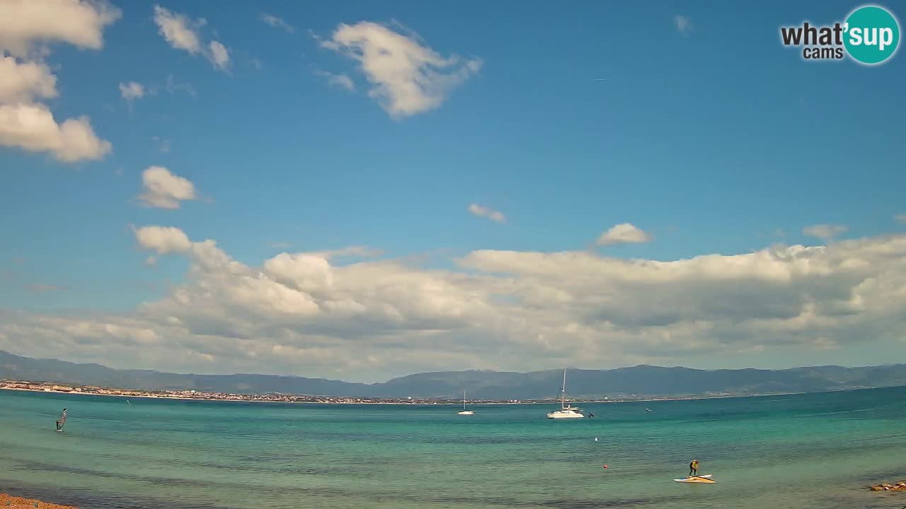 Web kamera Cagliari Windsurf Club – Poetto plaža uživo