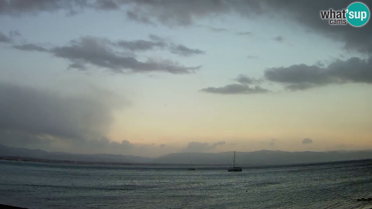 Web kamera Cagliari Windsurf Club – Poetto plaža uživo