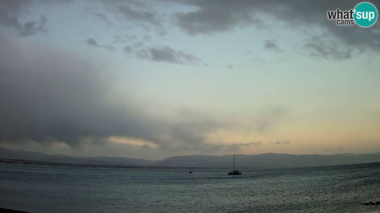 Webcam Cagliari Windsurf Club – Spiaggia del Poetto in diretta