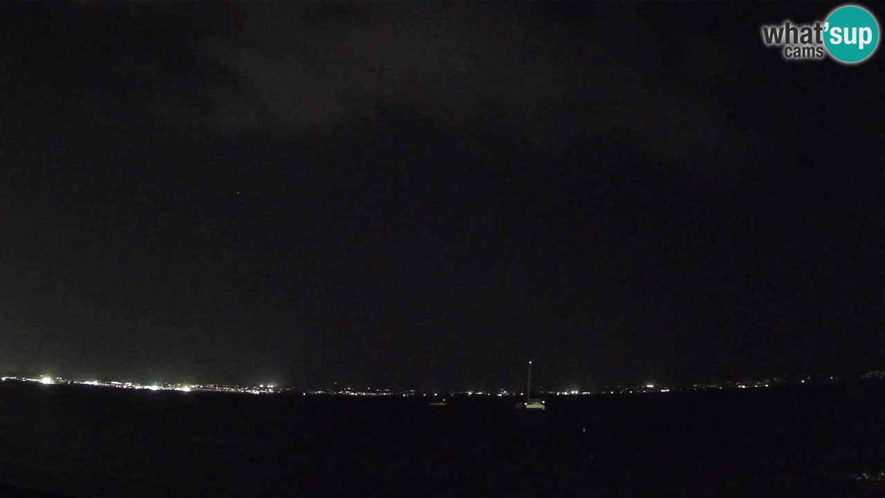 Webcam Cagliari Windsurf Club – Playa del Poetto en directo