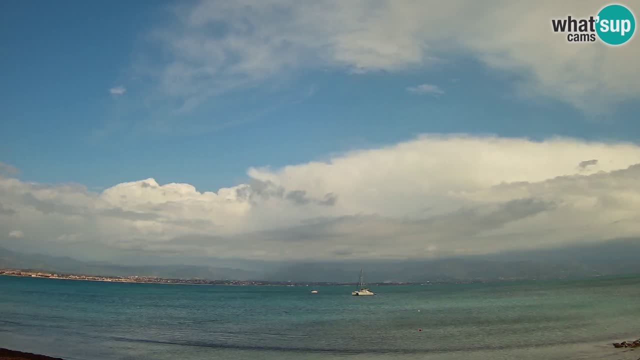 Web kamera Cagliari Windsurf Club – Poetto plaža uživo