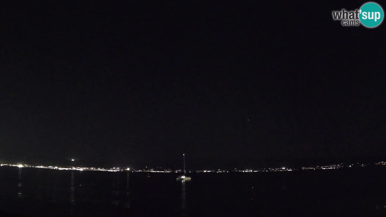 Spletna kamera Cagliari Windsurf Club – Pogled v živo s plaže Poetto