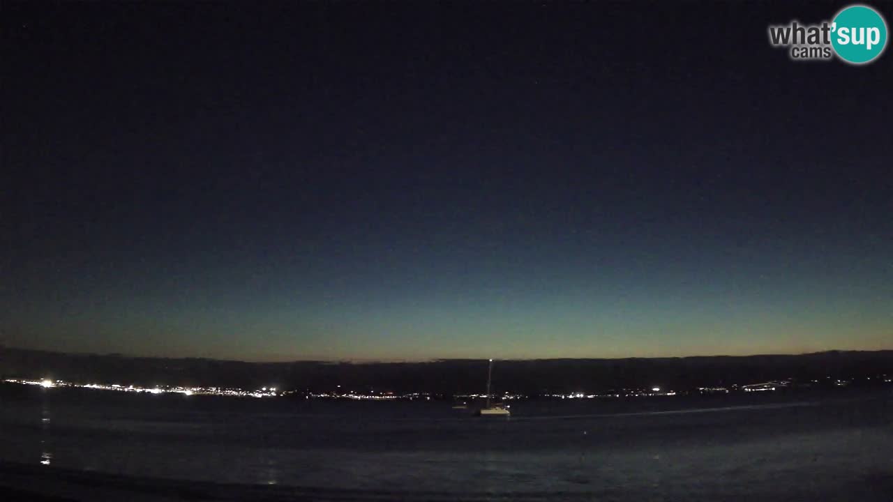 Web kamera Cagliari Windsurf Club – Poetto plaža uživo