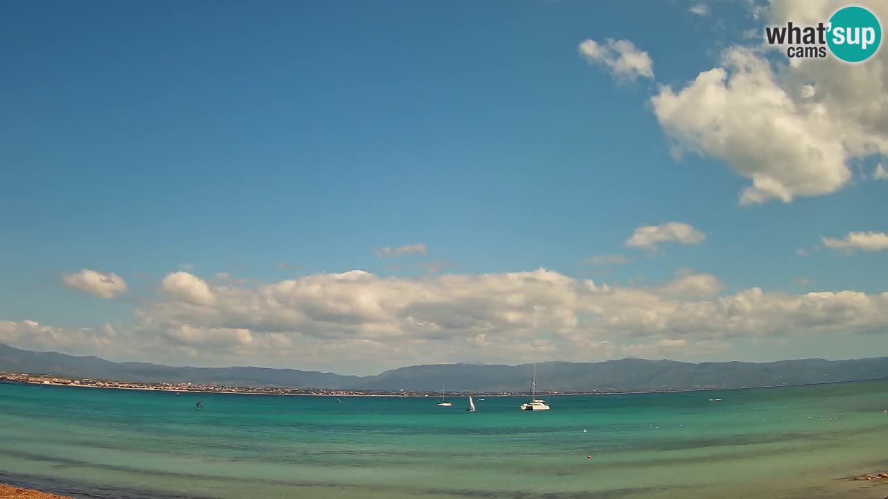 Webcam Cagliari Windsurf Club – Playa del Poetto en directo